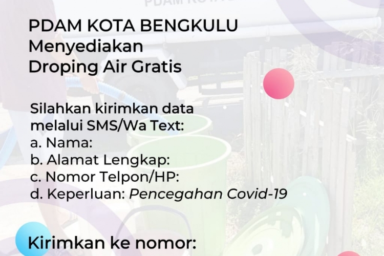 PDAM Kota Sediakan Air Bersih Gratis Untuk Masyarakat