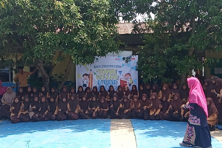 SMPN 1 Bangkinang Gelar Kegiatan Sehari Belajar di Luar Kelas