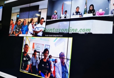 Bupati Karo Pantau Perkembangan Penanganan Virus Corona