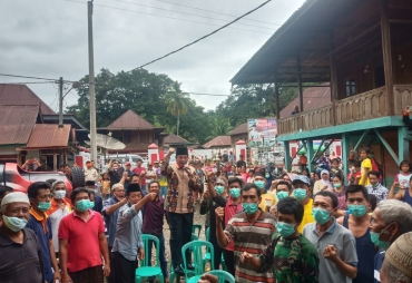 Kampanyekan Penguatan Pendidikan dan Pertanian di Puguk Seluma Rosjonsyah Disambut Teriakan 'Lanjutkan'