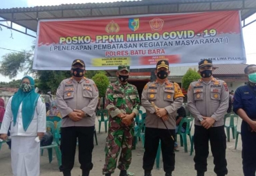 Polres Batu Bara Berlakukan Penerapan Pembatasan Kegiatan Masyarakat 