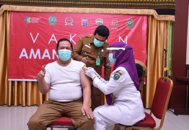 Walikota Padangsidimpuan Jalani Penyuntikan Vaksin Tahap Kedua