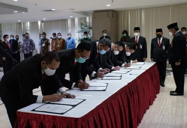 Ketua KPK Lantik 11 JPU dan Kabag Perbendaharaan
