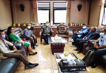 Bupati Karo Sambut Hangat Panitia Pembangunan Rumah Ibadah