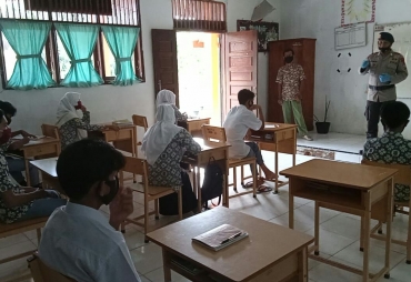 Brimob Polda Aceh Sosialisasi Protokol Kesehatan Covid-19
