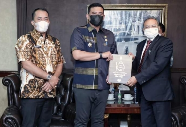 Walikota Medan Terima Kunjungan Dubes India Untuk Indonesia