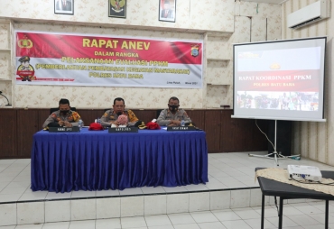Kapolres Batu Bara Tak Henti Ajak Personil Sukseskan Program PPKM