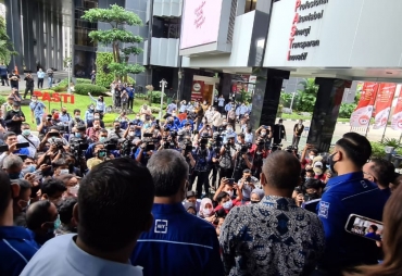 Dirjen AHU Terima AHY di Kemenkumham 34 DPD Partai Demokrat Se-Indonesia Ikut