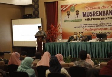 Wakil Walikota Sidimpuan Buka Musrenbang RKPD 2022