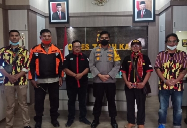 DPD PMS Kabupaten Karo Audensi Bersama Kapolres