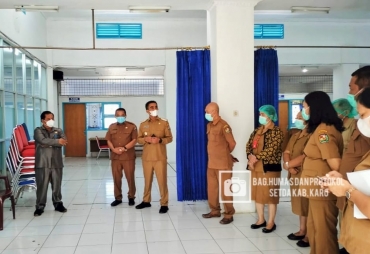 Wabup Karo dan Sekda Sidak Beberapa OPD