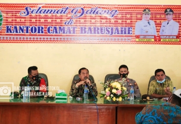 Sekdakab Karo Tindaklanjuti Instruksi Bupati Hadiri Rakor Kecamatan Barusjahe