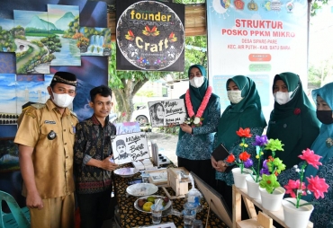 Ketua TP PKK Batu Bara Lakukan Pembinaan Desa Percontohan PHBS