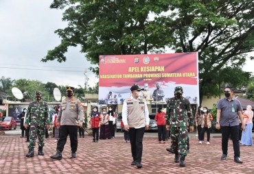 Bupati dan Kapolres Batu Bara Laksanakan Apel Kesiapan Vaksinator Tambahan