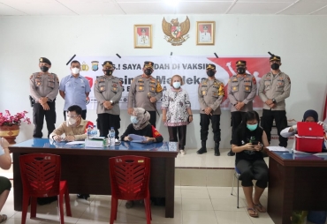Tinjau Pelaksanaan Vaksin Kapolres Batu Bara: 10-14 September Jadwal Lanjutan