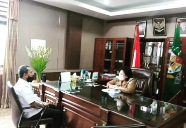 Bupati Karo Sambut Audensi Kepala BNNK