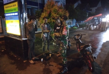 Koramil Blado Intensif Patroli Protokol Kesehatan