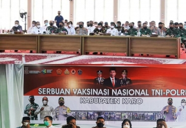 Forkopimda Karo Rapat Bersama Panglima TNI Kapolri Dan Jajaran Pemprov