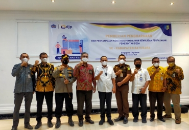 Bupati Batubara Bersama Kapolres Komitmen Awasi Wajib Pajak Pemdes