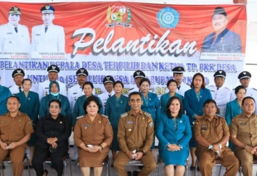 Bupati Karo Lantik 10 Kepala Desa