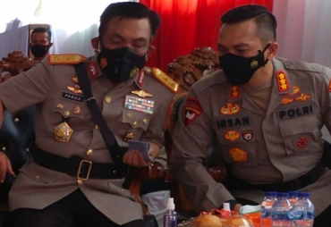 Kapolresta Deli Serdang Ikuti Zoom Meeting dengan Kapolri