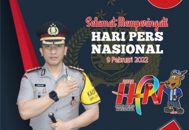 Kapolresta Deli Serdang Ucapkan Selamat Hari Pers Nasional ke-76