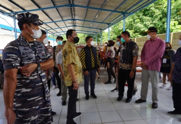 Rektor IPDN dan Forkopimda Batang Tinjau Serbuan Vaksinasi Secara Langsung