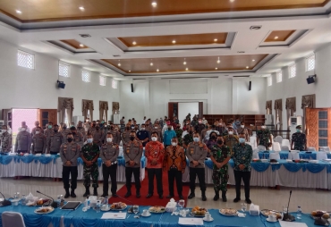 Kapolresta Deli Serdang Hadiri Rakor Pelaksanaan Tahapan Penyelenggaraan Pilkades Serentak