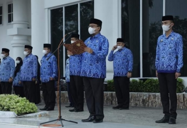 Sekretaris Daerah Kabupaten Asahan Pimpin Upacara Hari Kesadaran Nasional