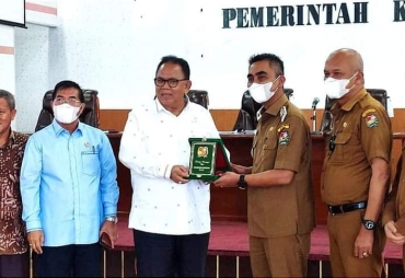 Wabup Karo Sambut Kunjungan Kerja Banggar DPRDSU