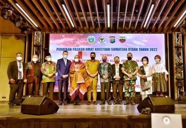 Gubsu Dan Walikota Medan Hadiri Perayaan Paskah GBI