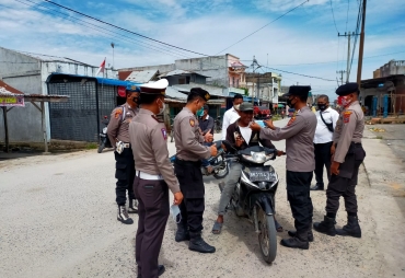 Polres Batu Bara Himbau Warga Patuhi Prokes
