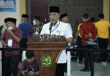 Bupati Asahan dalam sambutannya yang disampaikan Asisten Pemerintahan dan Kesra Buwono Prawana