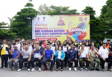 Wabup Karo Pimpin Upacara Peringatan Haornas ke-39