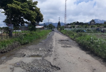 Ket foto :Kondisi jalan lintas kec Berastagi - kec Tigapanah.