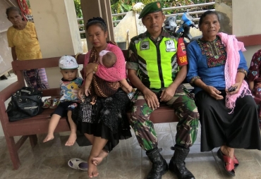 Koramil 07/Desa Juhar Lakasanakan Giat Pam