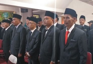 Bupati PALI Kukuhkan 26 Kades