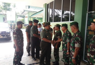 Tim Wasev Kunjungan ke Makodim 0313/KPR