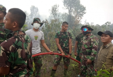 Kebakaran Lahan Dusun Koto Bangun Hanguskan 10 Ha