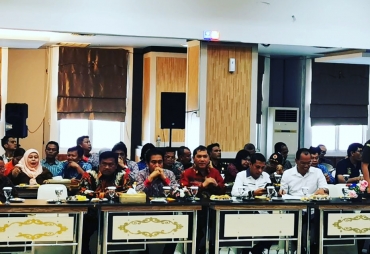 bupati karo Terkelin Brahmana  ikuti rapat karhutla di pimpin oleh Gubsu Edy Rahmayadi di medan bersama Forkopimda Propinsi dan Kabupaten