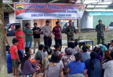 Danramil saat pemaparan