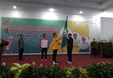 Gubernur Lepas Atlet Porwil Bengkulu 
