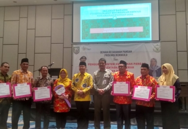 Rakor Bersama DKP Gubernur Rohidin Laporkan Pangan Bengkulu Aman