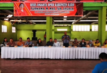 Bupati Karo Hadiri Reses Purnama M Mastua Sagala