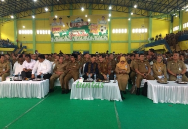Rakor Percepatan Penyaluran DD Bupati Karo Harapkan Pembangunan Optimal