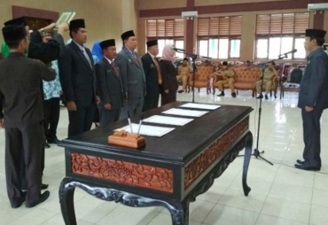 Pemkot Lantik 9 Pejabat Eselon III dan IV