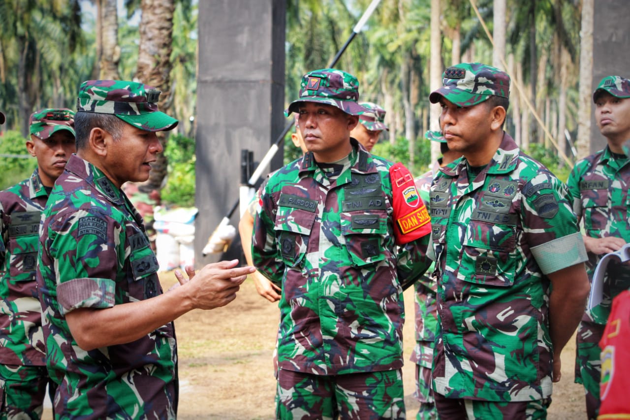 Pangdam I/BB Tinjau Latihan Pra Tugas