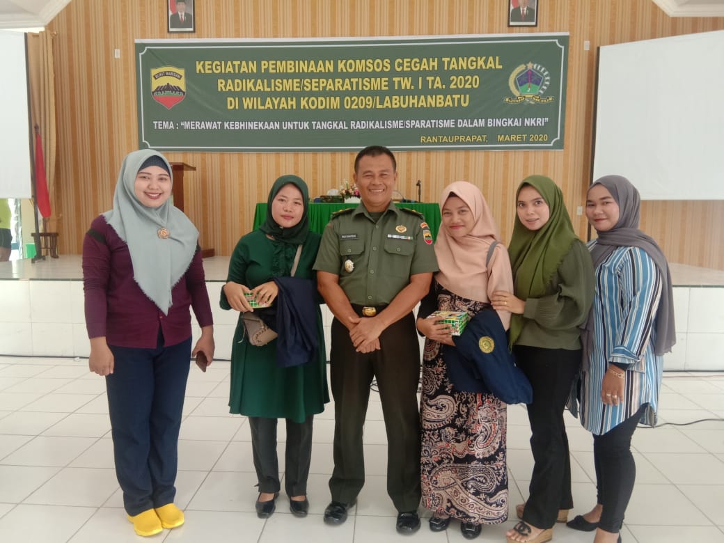 Mahasiswa ULB Hadiri Komsos Kodim 0209 Labuhanbatu
