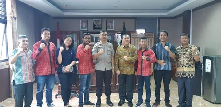 Pengurus Permata GBKP Klasis Audiensi Bersama Bupati dan Kapolres