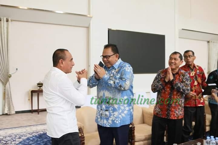 Gubernur Beraudiensi Bersama Ketua DPRD Provinsi Sumut 